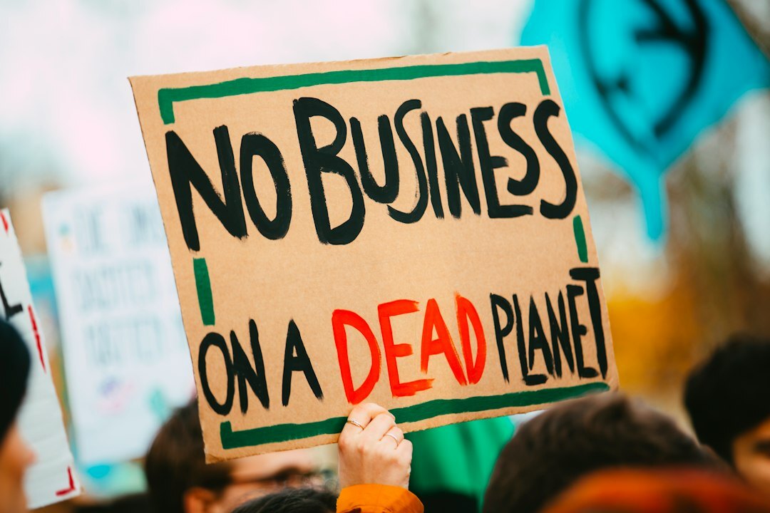 climate protest march