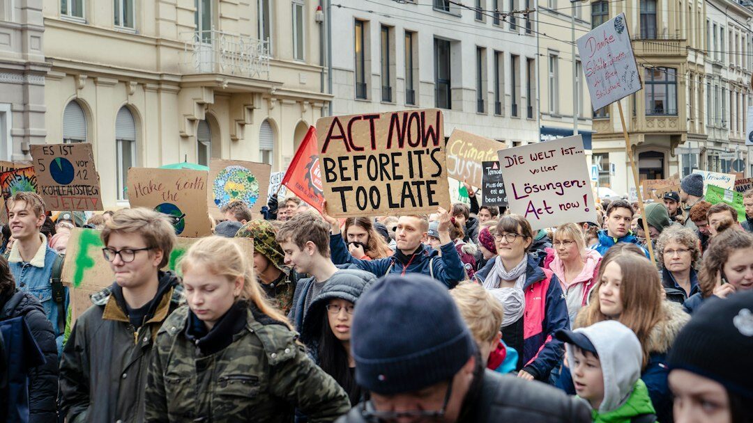 climate protest march