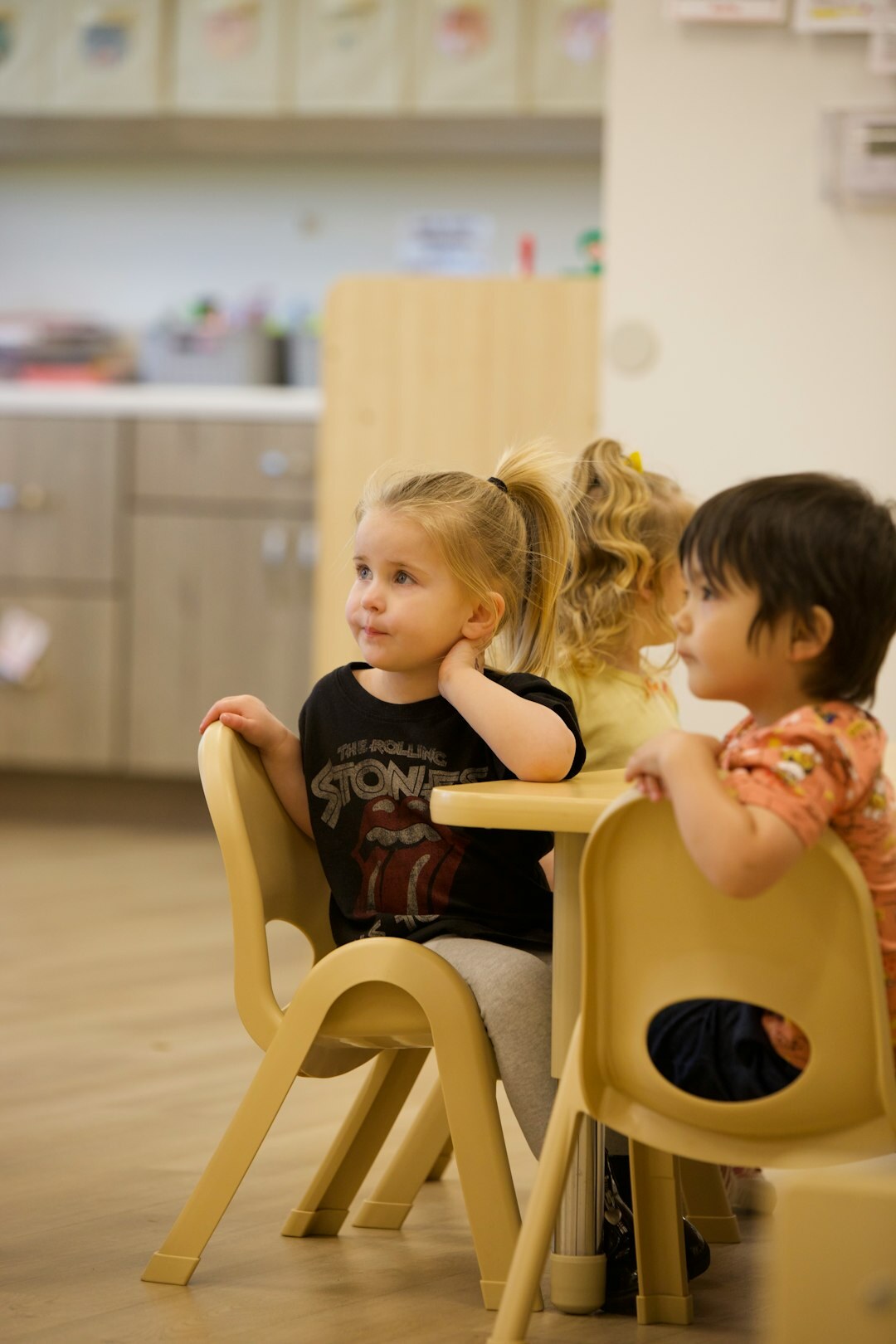 children in classroom learning